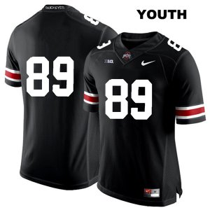 Youth NCAA Ohio State Buckeyes Luke Farrell #89 College Stitched No Name Authentic Nike White Number Black Football Jersey XT20I47EQ